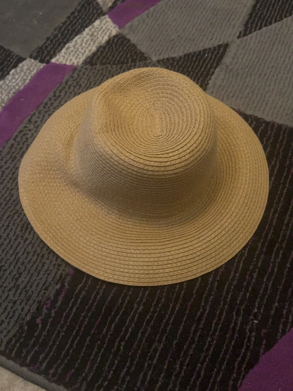 Women’s Wide-Brim Straw Sun Hat - Brown